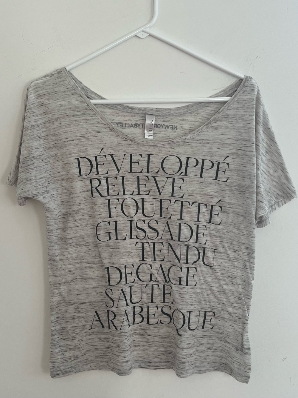 New York City Ballet Ballet Terminology Slouchy T-Shirt